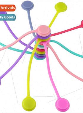 Creative magnet earphone type cable winder cell phone headse