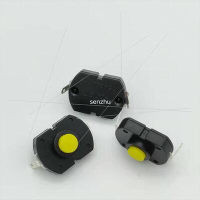 Flashlight Swch 1813-DF Curved Foot Pushbutton Swch 1 On 1 O