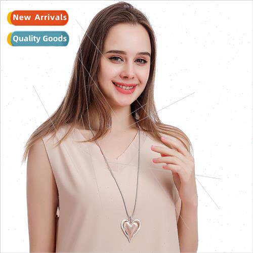 Necklace Compact Rope Peach Heart Two Color Necklace Classic