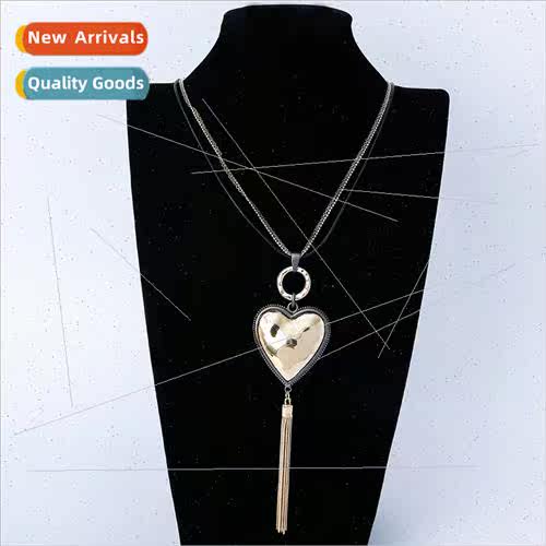 Pendant women alloy tassel long ins retro hundred wh simple