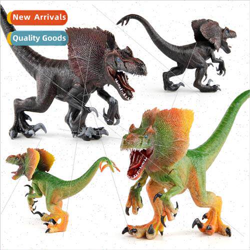 Double Spinosaurus Double Crown Dragon Model Desktop Decorat