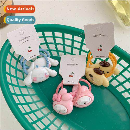 Koreacute cartoon hair rope children hair circle ltle girl h