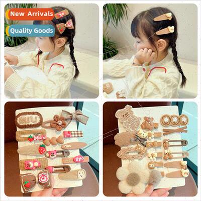 hair clipswinter milk curry girls hairpin clip baby cute bro