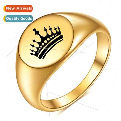 Stainless simple couple ring fashion tanium steel men women