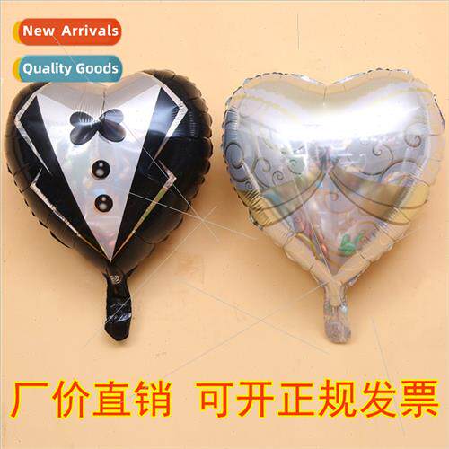 18 inch heart shaped love heart aluminum film balloon weddin