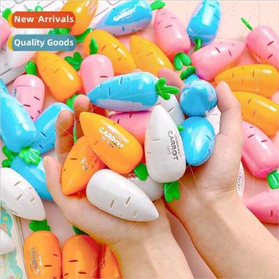 Cute cartoon radish pencil sharpener creative students child