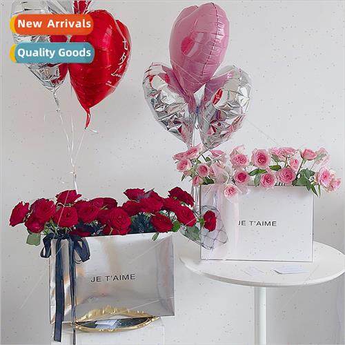 Mirror Balloon English Cuddle Bag WaterproFresh Flower Bouqu