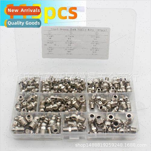 115pcs boxed M6M8M10 nickel plated grease nipple grease ftin
