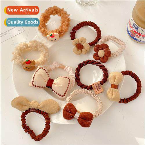 Autumn winter thick paragraph head rope Japan high ponytail