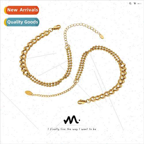 Handmade half layer wh double layer rice beads bracelet wome