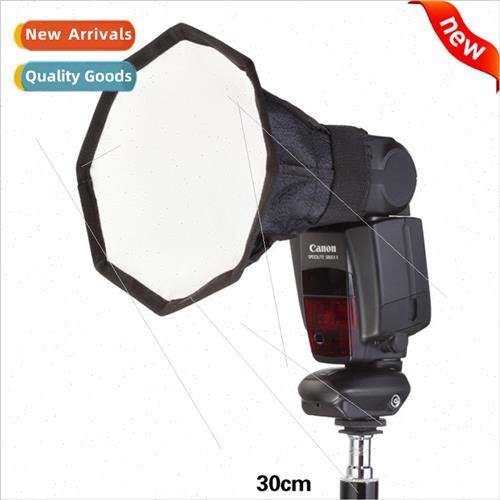 Octagonal Cover Camera External Hot Shoe Lamp Softbox RoFlas