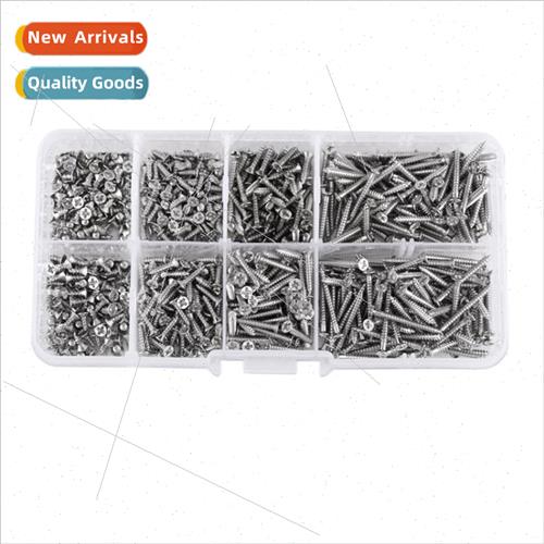 800pcs 304 Phillips KA -Tapping Screws M2 Combination Set