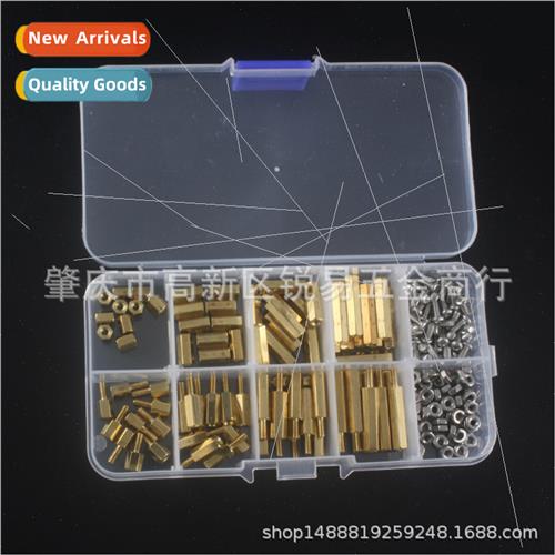 180pcs box M3 hexagonal male female brass posts stainless st