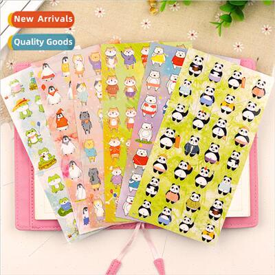 Cartoon animals panda dog cute penguin frog waterproPVC deco