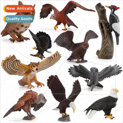 Solid wildlife eagle woodpecker owl bird static hpuppet mode