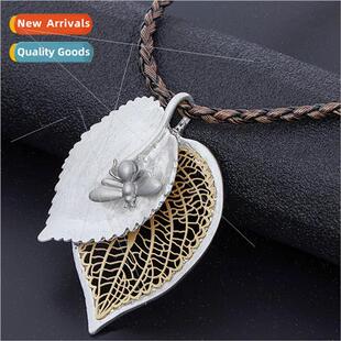 Jewelry Necklaces Short Metal Women Europe Popular Leaves