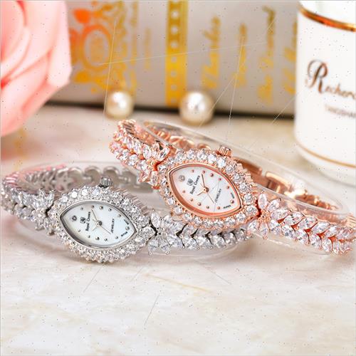 Star Fashion Casual Rose Gold WaterproZirconia Quartz Watch