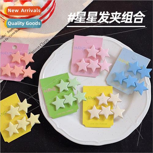 Star hairpin y2k dopamine hairpin ins Korea female pentagram