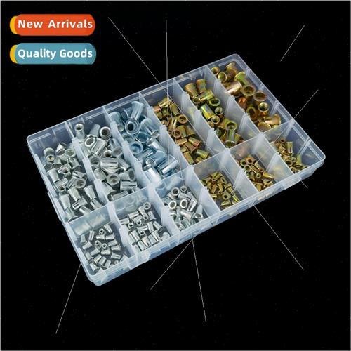 300pcs box color zinc plated rivet nut+aluminum rivet nut M3