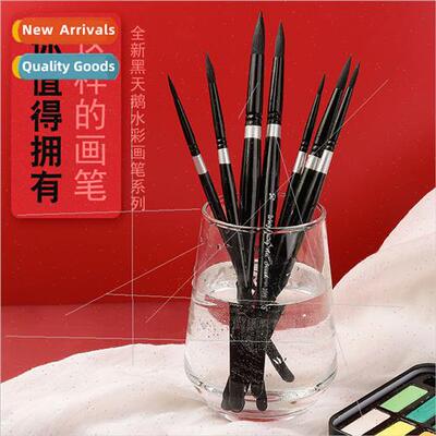 Nylon chalk pen round tip black swan imation watercolor penc