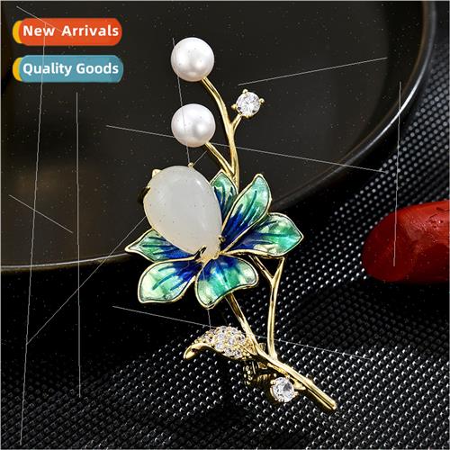 New high-grade iris elegant classic coat accessories corsage