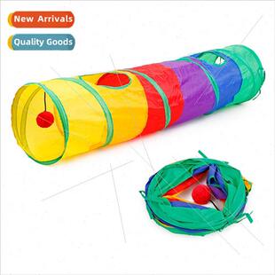 Collapsible Pet Cat Tunnel Roller All  Cat Tent Cat tter Rai