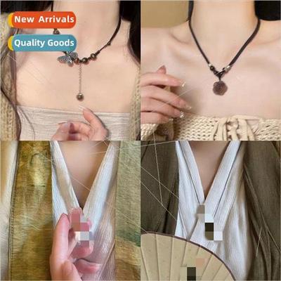 Vintage Zen Necklace Women Hundred che Ethnic Collarbone Cha