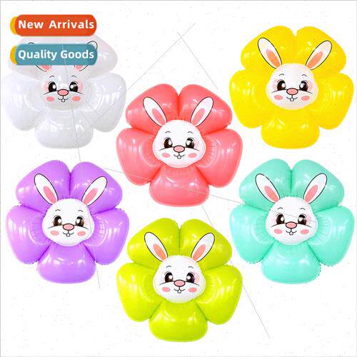 Sunflower bunny balloon children birthday party floating alu