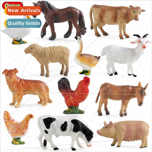 animal mini poultry model cows chickens ducks geese pigs goa