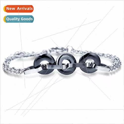 Korea black whe three round 10MM splicing ceramic hundred wh