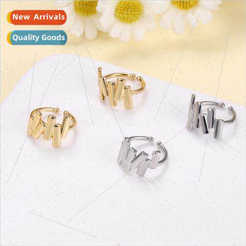 Europe niche geometric ear clips female whout ear holes earr
