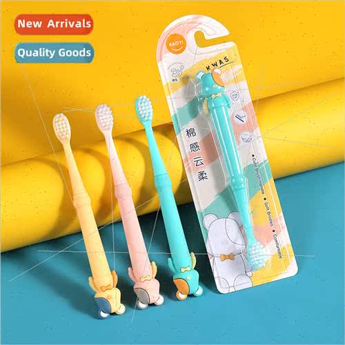 Cartoon Bear Children Toothbrush ngle Pack 2-12 Years Baby T