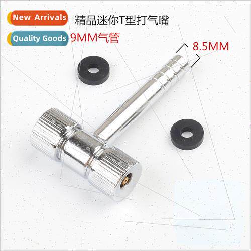Small T-type dual-head inflator motorcycle electric bicycle