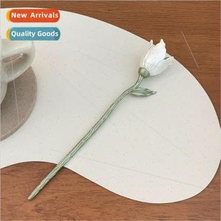 che whe tulip hairpin coiffure female new Chinese retro fash