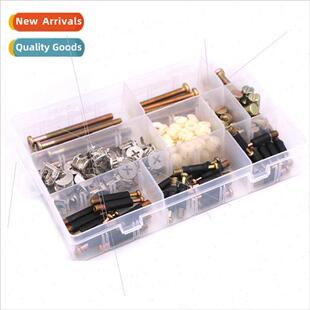 125pcs Furnure 3-in-1 Connector Set Boxed Set Combination Sc