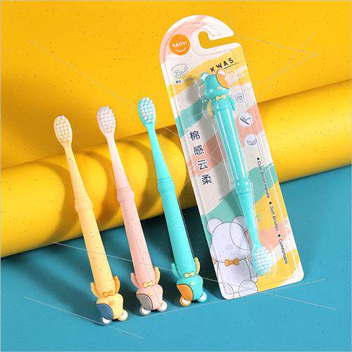 Cool Bear Kids Cartoon Toothbrush 3-12 Soft Bristle Baby Too