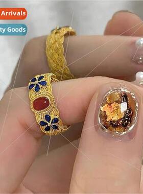 Fenghua nglong country retro court filigree ancient knting r