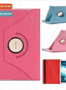 适用Huawei M6 10.8 inch Tablet PC Leather Case T5 10 Rotatin
