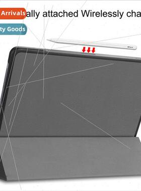 适用Apple 2018 ipad pro12.9 case Pro11 leather case tri-fold