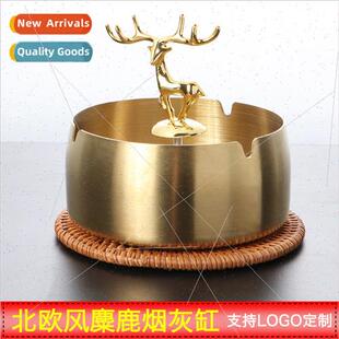 Moose ashtray creative living room home decorative stainless