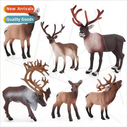 mulation est animal model static reindeer elk Christmas cogn