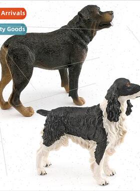 Solid pet dog dog animal model spaniel rottweiler children s