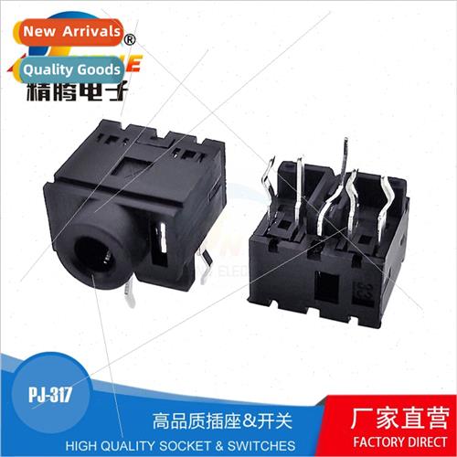 3.5mm caliber socket Headphone socket PJ-317 PJ-317K manufac