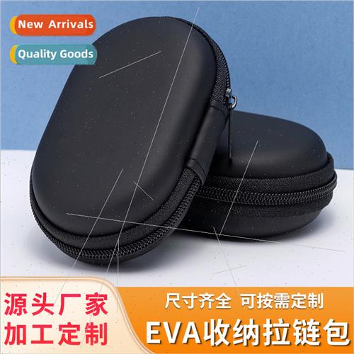 eva bag oval headphone bag bluetooth headset organizer eva z