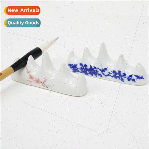 Ceramic Brush Holder Calligraphy Painting Five Fingers Mount