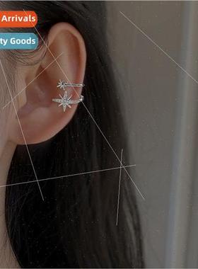 Octomom asymmetrical rice word ear clip Korea spicy girl fas