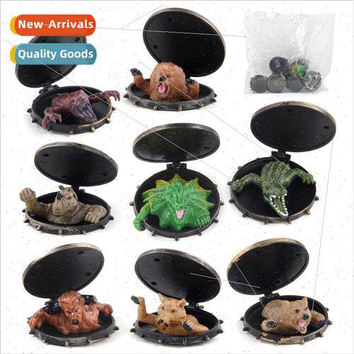 animal model set crocodile rhino lion triceratops handpcs or