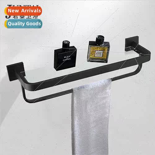 Towel Rack Bathroom Bathroom 304 Stainless Round Corner Blac