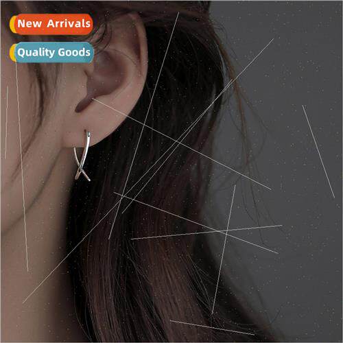 Europe jewelry crossover earrings niche women X-shaped earri