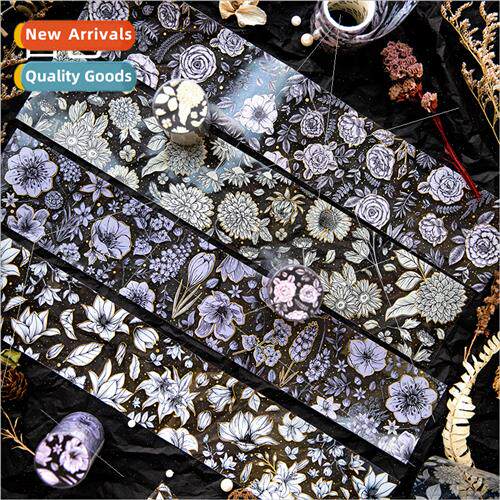 To garden PET tape ins vintage floral goo card handbook DIY